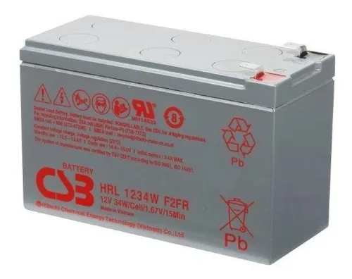 Batería Csb Hr1234 P/ups Apc Backups Bp 350u