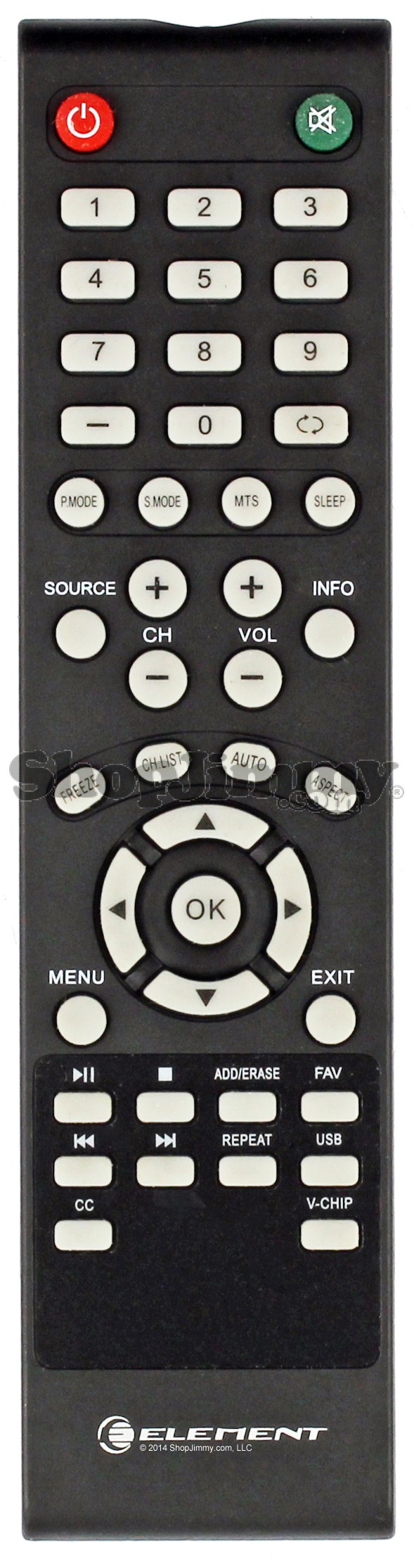 Element Remote Control Version 1. TV Models: Element	 ELEFW328 ELEFW392 ELEFW408
