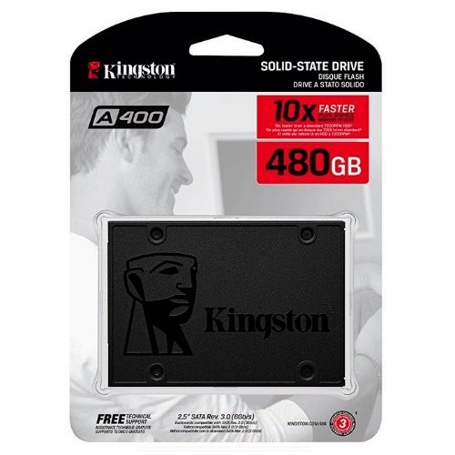 KINGSTON HD SA400S37/480G SSD UNIDAD DE ESTADO SOLIDO 2.5 480GB SATA 3