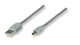 CABLE USB V2,0 A MINI MITSUMI    1,8M
