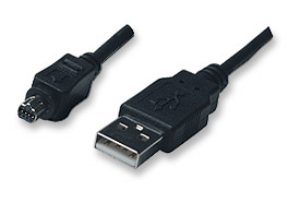 CABLE USB V2,0 NIKON 8 PIN   1.8M