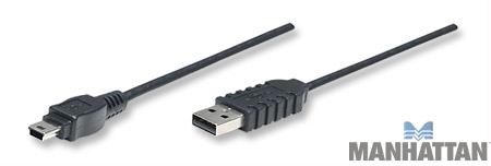 CABLE USB V2.0 OTG 1.8 MTS AM-MINIB