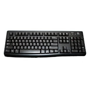 Logitech Keyboard K120 Teclado USB Ingles -Negro