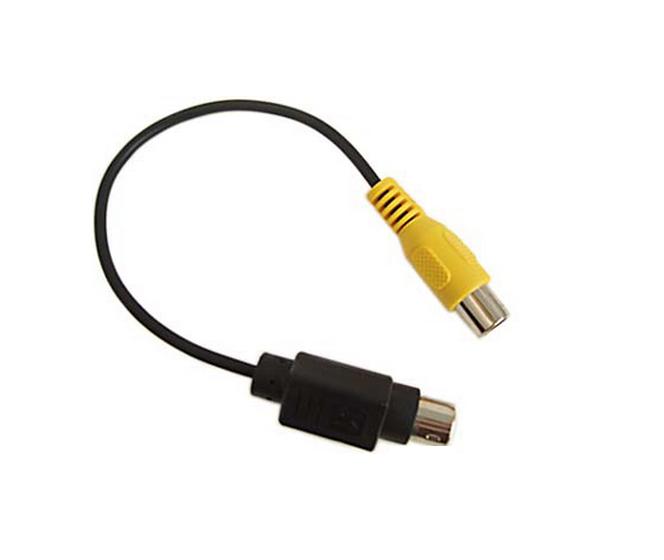 7-Pin TV S-Video to RCA AV TV Out Adapter Cable 3 inch