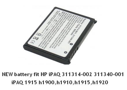 NEW battery fit HP iPAQ 311314-002 311340-001 iPAQ 1915 h1900,h1910,h1915,h1920