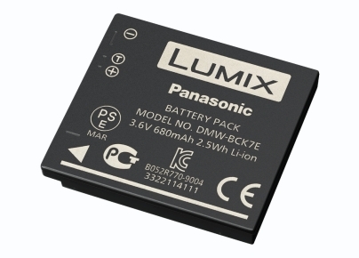 Genuine Panasonic Lumix DMW-BCK7 3.6 V 680mAh Battery Pack for DMC-FH2 DMC-FH4