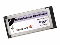 Multimedia Memory Card Reader & Writer ExpressCard/34 Model MMRW-E34