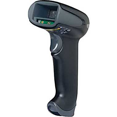 Xenon 1900g SR-2USB-2 Handheld 1D and 2D Barcode Reader with Integrated Ratchet Stand, Standard-Range Focus, Black