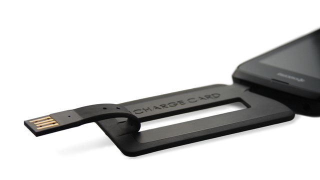 ChargeCard for micro USB vs credit cards