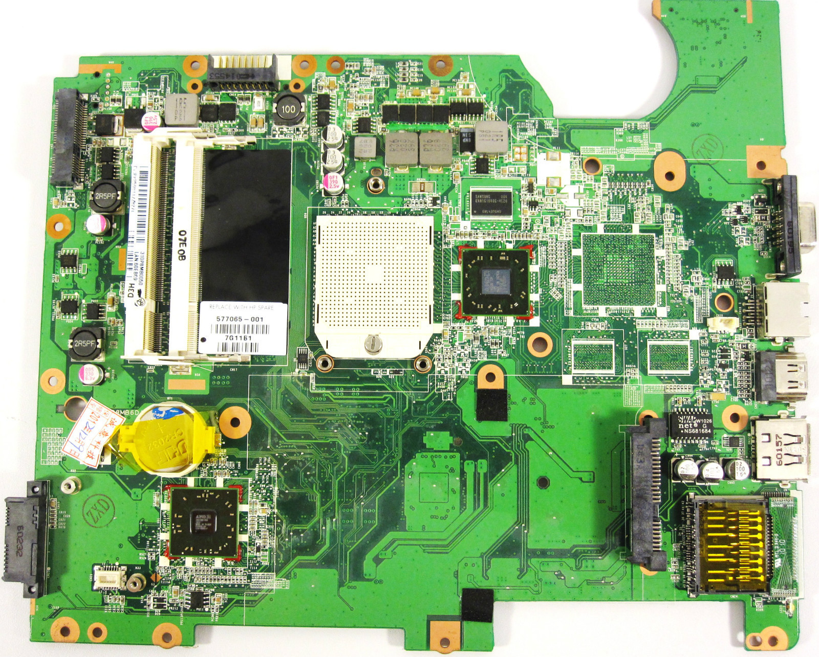 HP G61 Compaq CQ61 AMD Motherboard (System Board) 577065-001 TESTED