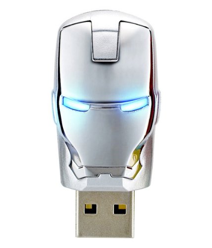 The AVENGERS Ironman War Machine Mask USB Flash Drive 8GB