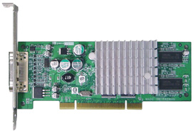 PNY Quadro NVS280 64MB 32-Bit DDR PCI Video Card VCQ4280NVS-PCI-PB - U8346
