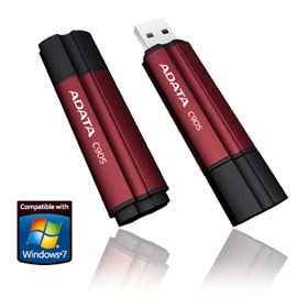 MEMORIA USB 8 GB ROJA ADATA C905 CLASIC SERIES