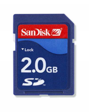 MEMORIA SANDISK DE 2 GB SD