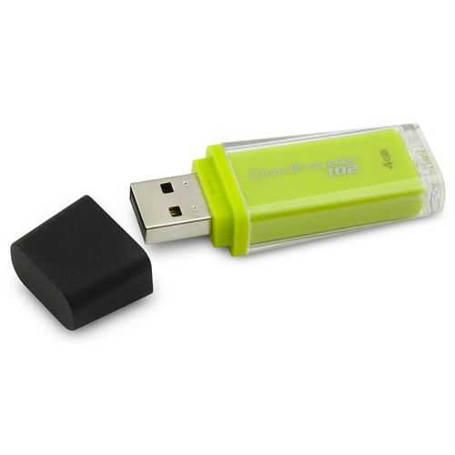 MEMORIA USB 4 GB KINGSTON AMARILA DT102/4GB