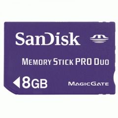 MEMORY STICK PRO DUO 8 GB SCANDISK