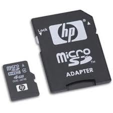 MEMORIA MICRO SD 4 GB HP C/LECTOR