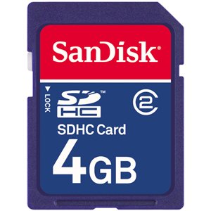 MEMORIA SANDISK SD 4GB SDHC