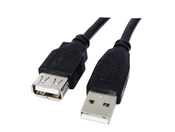 CABLE USB V2.0 EXTENSION  4.5  MTS NEGRO
