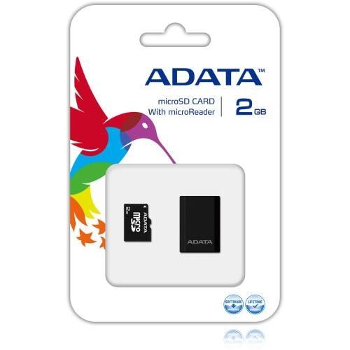 MICRO SD ADATA 2GB + LECTOR USB