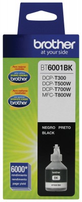 BOTELLA DE TINTA BROTHER BT6001BK NEGRO 6,000 PAGINAS