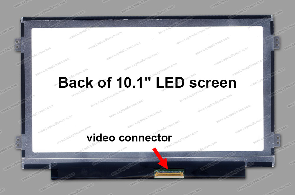 10.1-inch WideScreen (8.74"x4.92") WSVGA (1024x600) Glossy LED N101L6-L0D