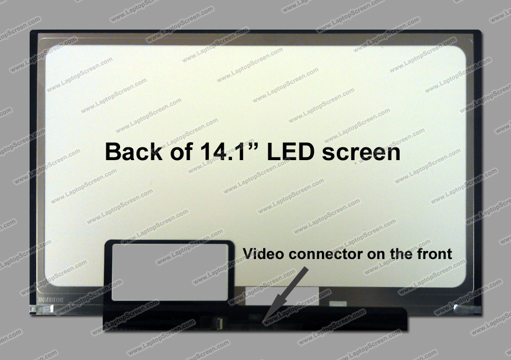 14.1-inch WideScreen (12"x7.4") WXGA+ (1440x900) Matte LED LT141DEQ8B00