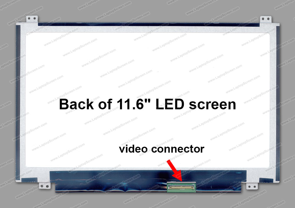 11.6-inch WideScreen (10.08"x5.67") WXGA (1366x768) HD Glossy LED N116BGE-L32