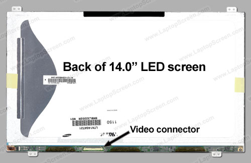14.0-inch WideScreen (12"x7.4") WXGA (1366x768) HD Matte LED LTN140AT17