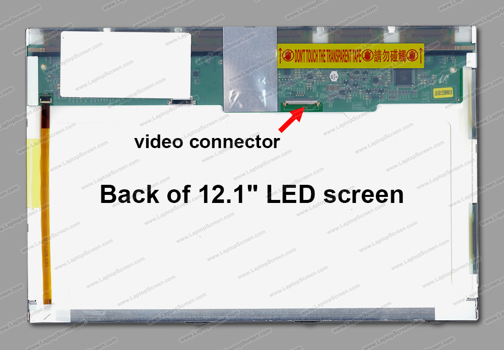 12.1-inch WideDigitizer (10.2"x6.4") WXGA (1280x800) Matte LED HV121WX5-100