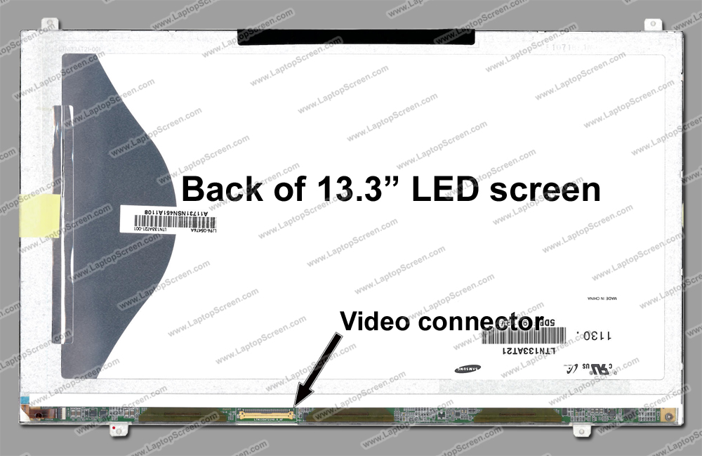 13.3-inch WideScreen (11.3"x7.1") WXGA (1366x768) HD Matte LED LTN133AT23-801