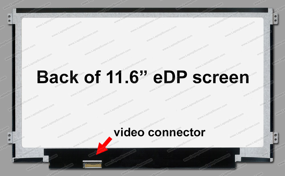 11.6-inch WideScreen (10.08"x5.67") WXGA (1366x768) HD Glossy LED HW11WX101