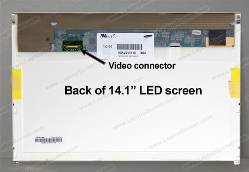 14.1-inch WideScreen (12"x7.4")  WXGA (1280x800) Matte LED LTN141AT16-001