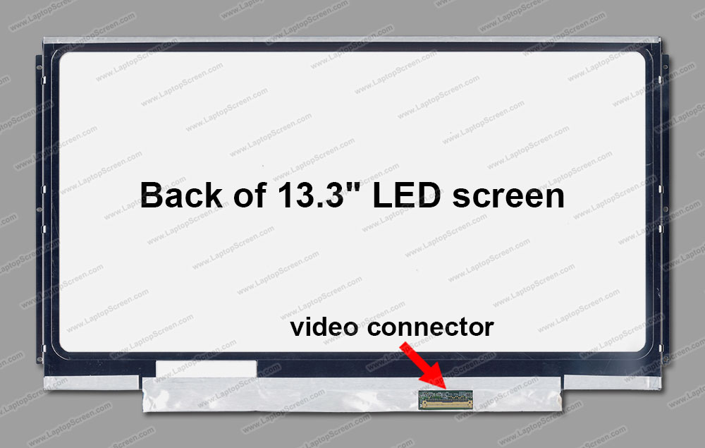 13.3-inch WideScreen (11.3"x7.1") WXGA (1366x768) HD Matte LED CLAA133WB01