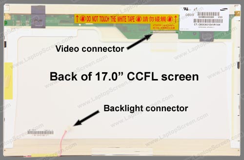 17-inch WideScreen (14.4"x9") WSXGA+ (1680x1050) Matte CCFL 1-Bulb LTN170P1-L02