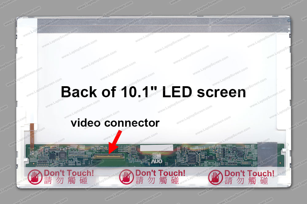 10.1-inch WideScreen (8.74"x4.92") SD+ (1280x720) Matte LED B101EW02 V.0