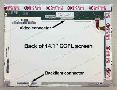 14.1-inch Screen (11.3"x8.4") SXGA (1400x1050)  Matte CCFL 1-Bulb LTD141EM5F
