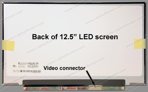 12.5-inch WideScreen (10.2"x6.4") WXGA (1366x768) HD  Matte LED LTN125AT03-803