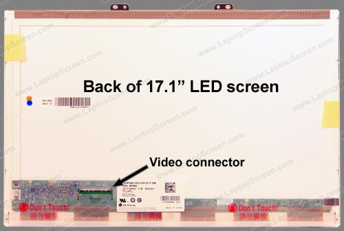 17-inch WideScreen (14.4"x9") WXGA+ (1440x900) Glossy LED LP171WPA(TL)(A1)