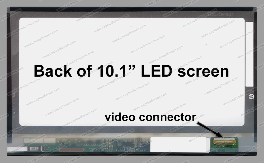 10.1-inch WideScreen (8.74"x4.92") WXGA (1366x768) HD Matte LED LP101WH4(SL)(P2)