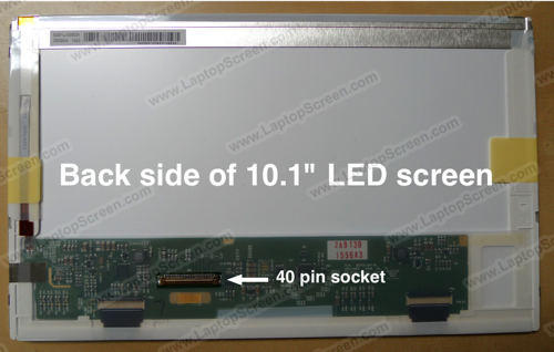 10.1-inch WideScreen (8.74"x4.92") WSVGA (1024x576) Glossy LED N101N6-L03 REV.C1
