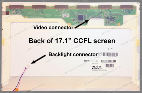17-inch WideScreen (14.4"x9") WUXGA (1920x1200)Â  Matte CCFL 1-Bulb LTN170CT02-001