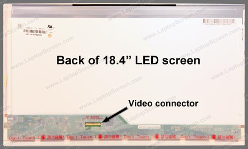 18.4-inch WideScreen (16.2"x9.1") WUXGA (1920x1080) Full HD Glossy LED N184H6-L02