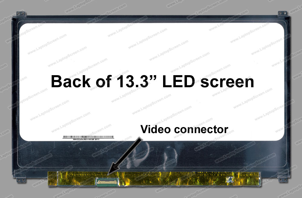 13.3-inch WideScreen (11.3"x7.1") WUXGA (1920x1080) Full HD Matte LED N133HSE-EB1