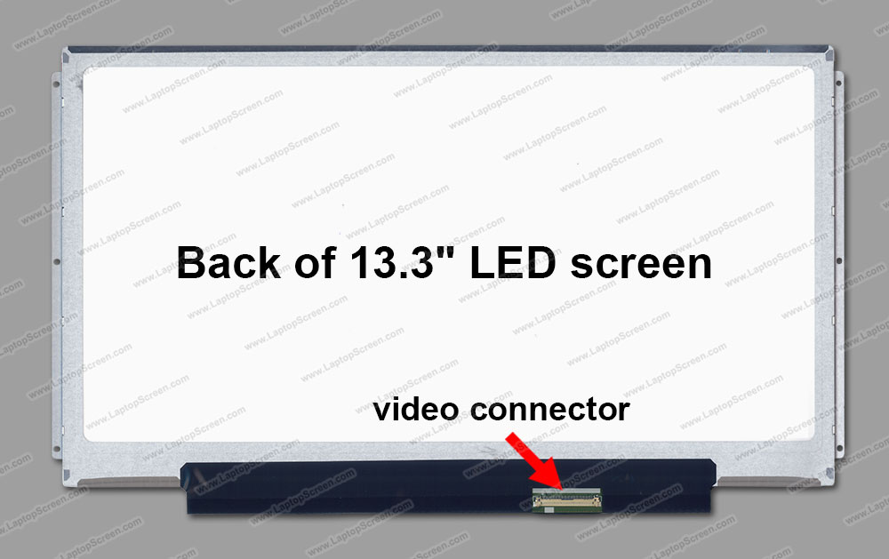 13.3-inch WideScreen (11.3"x7.1") WXGA (1366x768) HD Matte LED B133XTN01.0