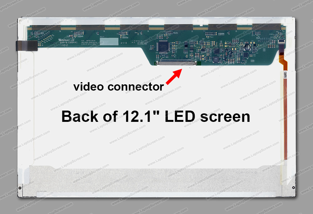 12.1-inch WideScreen (10.2"x6.4") WXGA (1280x800) Matte LED LTN121AT07-L02
