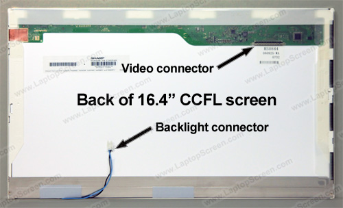 16.4" WideScreen (14.4"x8.2")  WXGA++ (1600x900) HD+ Glossy CCFL 1-Bulb LQ164D1LD4A