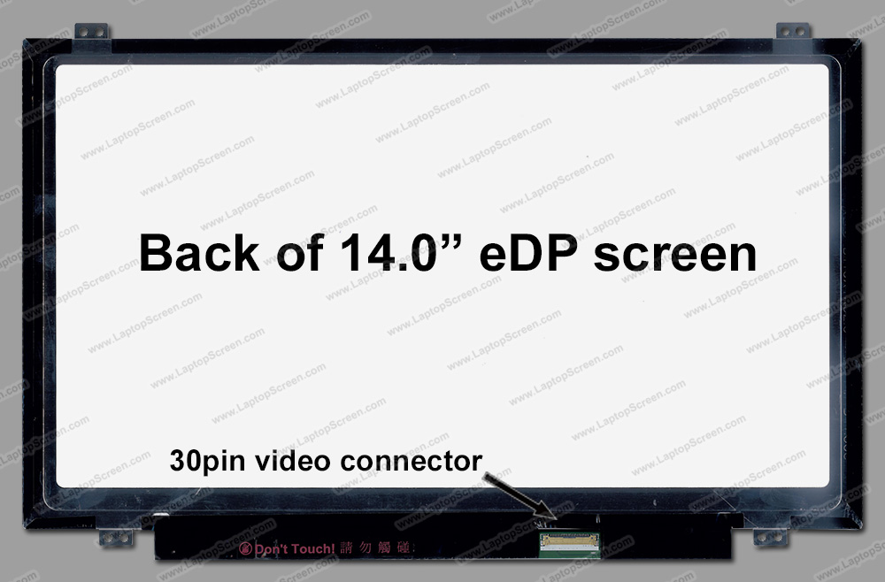 14.0-inch WideScreen (12"x7.4") WXGA++ (1600x900) HD+ Matte LED B140RTN03.0