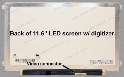 11.6-inch WideScreen (10.08"x5.67")Â  WXGA (1366x768) HD Matte LED N116B6-L07