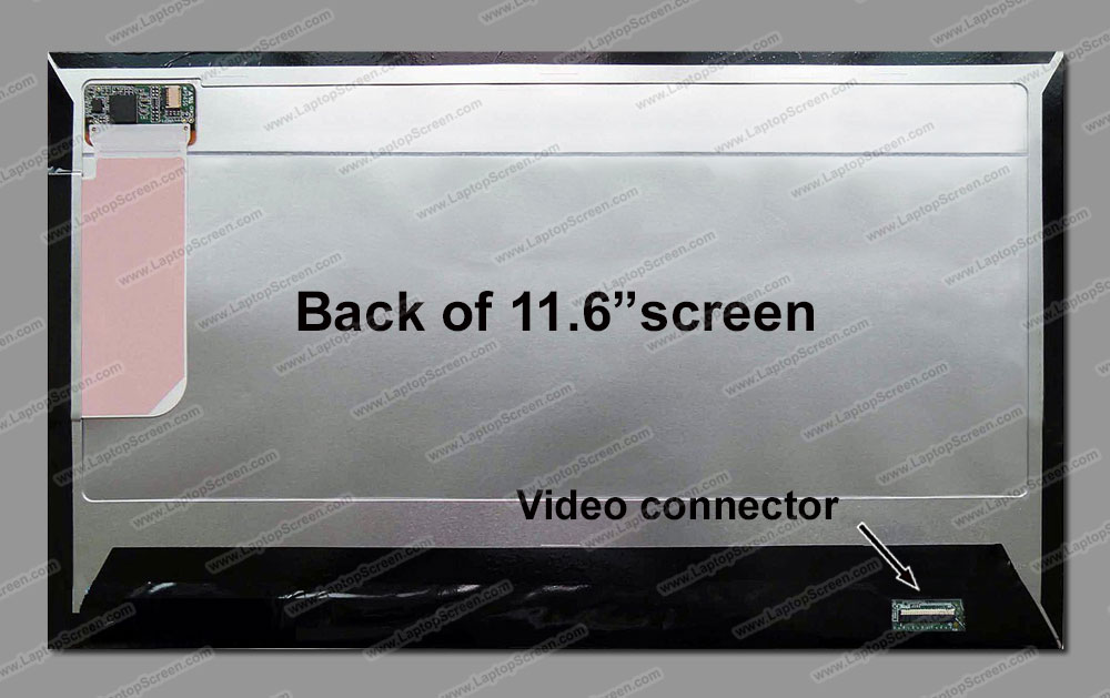 11.6-inch WideScreen (10.08"x5.67") WXGA (1366x768) HD  Matte LED B116XAT01.0